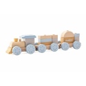 Cubika Drewniany Pastelowy Pociąg 15900