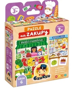 CzuCzu Puzzle Na Zakupy dla Dzieci 4w1 36 elementów 3+ 94713