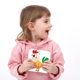 CzuCzu Puzzle do Pary Wiejskie Zwierzątka 18m+ 92351