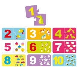 CzuCzu Puzzle do Pary Cyfry 3+ 92375