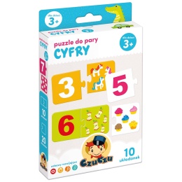 CzuCzu Puzzle do Pary Cyfry 3+ 92375