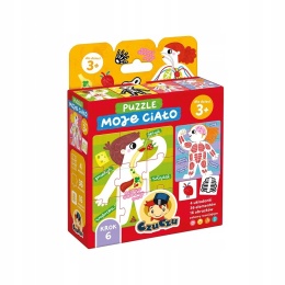 CzuCzu Puzzle Moje Ciało dla Dzieci 4w1 36 elementów 3+ 94706
