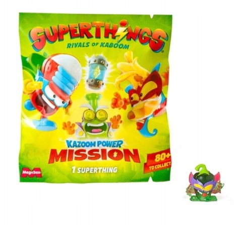 Super Zings SuperThings Figurka Saszetka Kazoom Power Mission One Pack