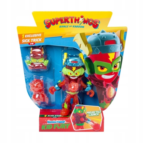 Super Zings SuperThings Rivals of Kaboom Kazoom Power Kid Fury