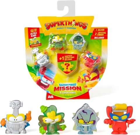 Super Zings SuperThings Zestaw Figurki Kazoom Power Mission 5-pack