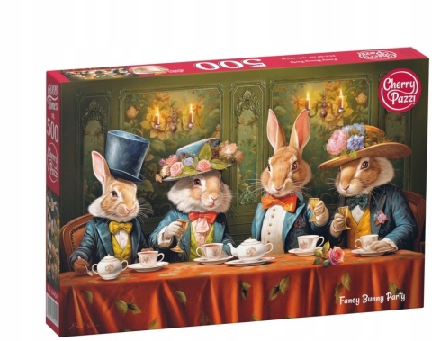 CherryPazi Puzzle Fancy Bunny Party 500 elementów