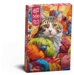 CherryPazi Puzzle Feline Whimsy 500 elementów