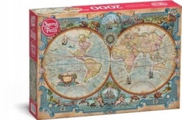 CherryPazi Puzzle Great Discoveries World Map 2000 elementów