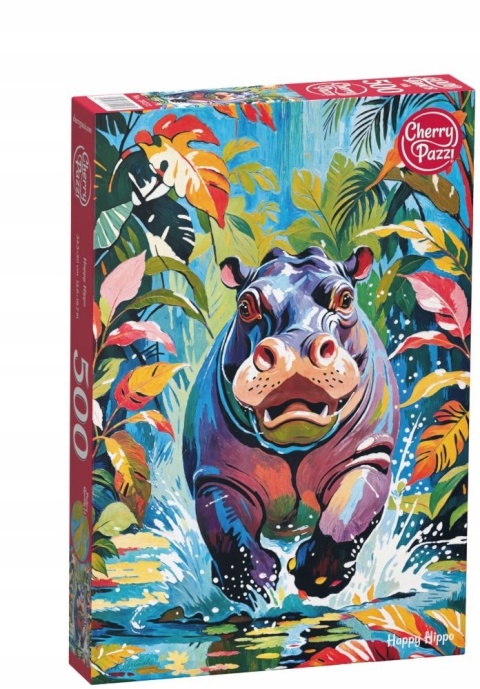 CherryPazi Puzzle Happy Hippo 500 elementów