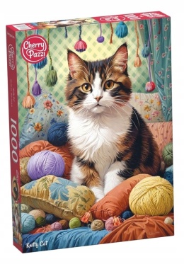 CherryPazi Puzzle Knitty Cat 1000 elementów