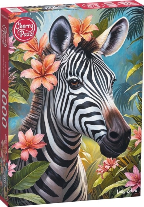 CherryPazi Puzzle Lady Zebra 1000 elementów