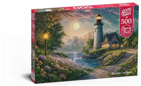 CherryPazi Puzzle Moonlight Lighthouse 500 elementów