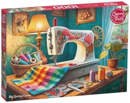 CherryPazi Puzzle My Sewing Corner 1000 elementów