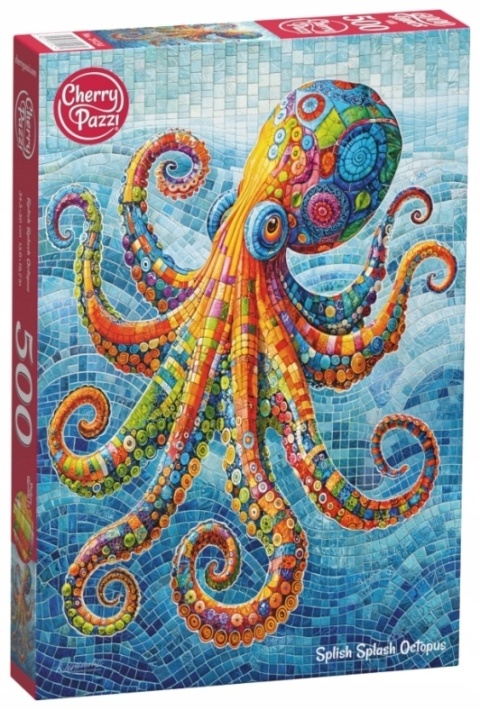 CherryPazi Puzzle Splish Splash Octopus 500 elementów