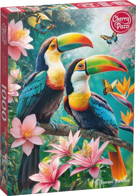 CherryPazi Puzzle Toucans Paradise 1000 elementów