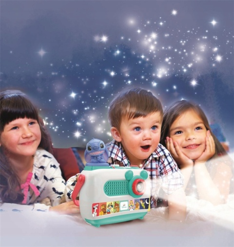 Clementoni Projektor Opowiadacz Bajek Plus Lampka dla Dzieci Disney