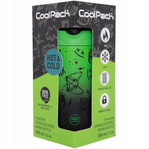 Coolpack Bidon na Wodę GameOver Gradient Green 350ml Bono Z10969