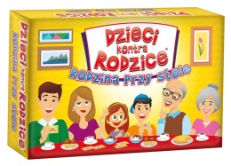 Gra Dzieci Kontra Rodzice Rodzina przy Stole Kangur