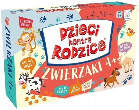 Gra Dzieci Kontra Rodzice Zwierzaki 4+ Kangur