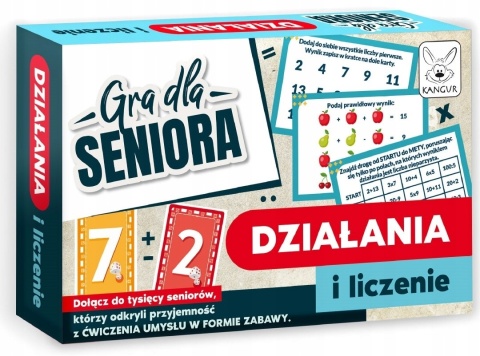 Gra dla Seniora Działania i Liczenie Kangur
