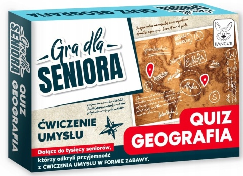 Gra dla Seniora Quiz Geografia Kangur
