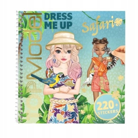 TOP MODEL Kolorowanka Dress me UP Safari 13831