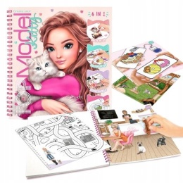 TOP MODEL Kolorowanka Naklejki Kitty Kotki 14213