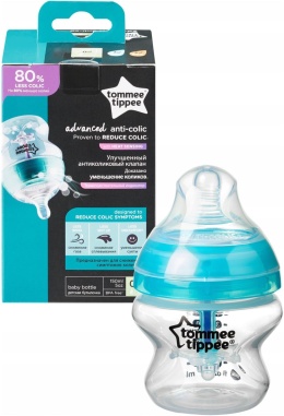 Tommee Tippee Butelka Antykolkowa Advanced 150ml Slow Flow AAC