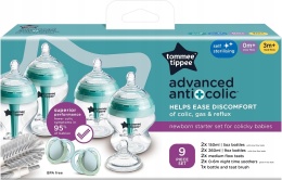 Tommee Tippee Zestaw Startowy Dla Noworodka Antykolkowy Plast AAC 0m+