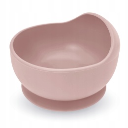 BocioLand Miseczka Silikonowa Bowl z Przyssawką Pudrowy Róż BL594