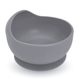 BocioLand Miseczka Silikonowa Bowl z Przyssawką Szara BL595