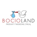BocioLand Silikonowy Śliniak Regulowany Szary BL600