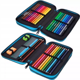 Coolpack Piórnik Dwukomorowy z Wyposażeniem Jumper 2 Gradient Blue