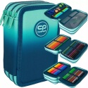 Coolpack Piórnik Trzykomorowy Wyposażeniem Jumper3 Gradient BlueLagoon