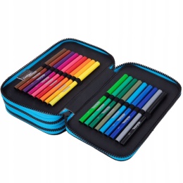 Coolpack Piórnik Trzykomorowy Wyposażeniem Jumper 3 Gradient Blue