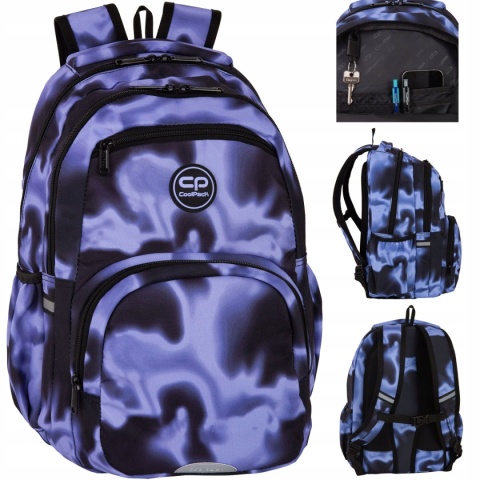 Coolpack Plecak Dwukomorowy Młodzieżowy Pick Lazuryt F099895