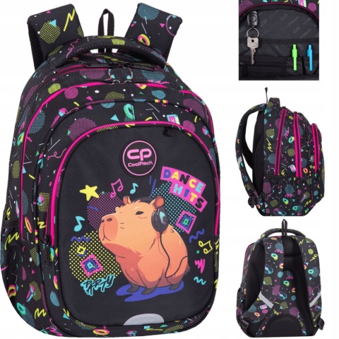 Coolpack Plecak Szkolny dla Klas 1-3 Jerry Capybara Music F029961
