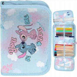 Paso Piórnik Szkolny Rozkładany z Wyposażeniem Stitch Angel Ohana