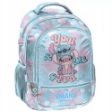 Paso Plecak 2-Komorowy Szkolny dla Klas 1-4 Stitch Angel Ohana