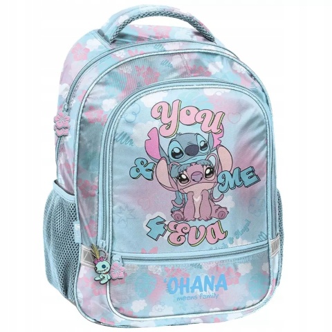 Paso Plecak 2-Komorowy Szkolny dla Klas 1-4 Stitch Angel Ohana