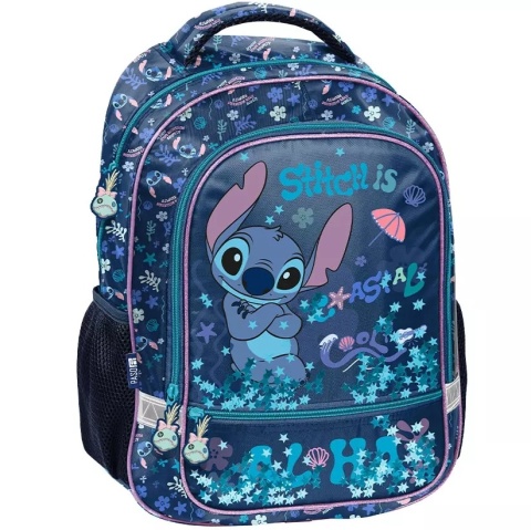 Paso Plecak 2-Komorowy Szkolny dla Klas 1-4 Stitch Coastal Cool