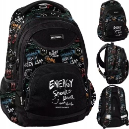 Paso Plecak 3-Komorowy Szkolny dla Klas 1-8 Smiley Energy Beuniq