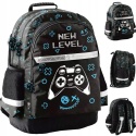 Paso Plecak 3-Komorowy Szkolny dla Klas 1-3 Gamer New Level Pad
