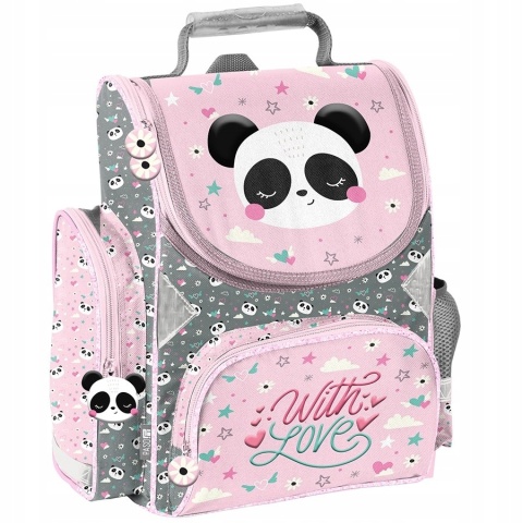 Paso Plecak Tornister Szkolny dla Klas 1-3 Panda With Love