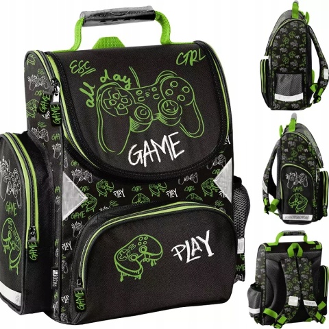 Paso Plecak Tornister Szkolny dla Klas 1-3 Play Game Pad