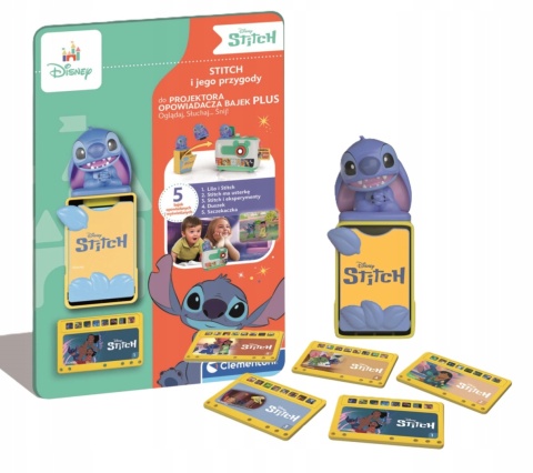 Clementoni Bajki ze Świata Stitch do Projektora Opowiadacz Bajek