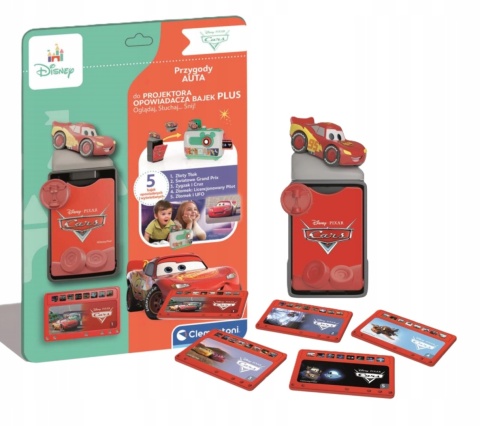 Clementoni Bajki ze Świata Auta Cars do Projektora Opowiadacz Bajek