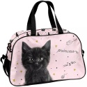 Paso Torba Sportowa na WF Basen Black Cat Czarny Kot