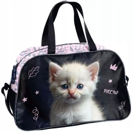 Paso Torba Sportowa na WF Basen White Kitty Biały Kotek Kot