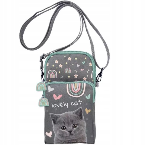 Paso Torebka Portfel Portfelik Na Smartfona Telefon Lovely Cat Kot